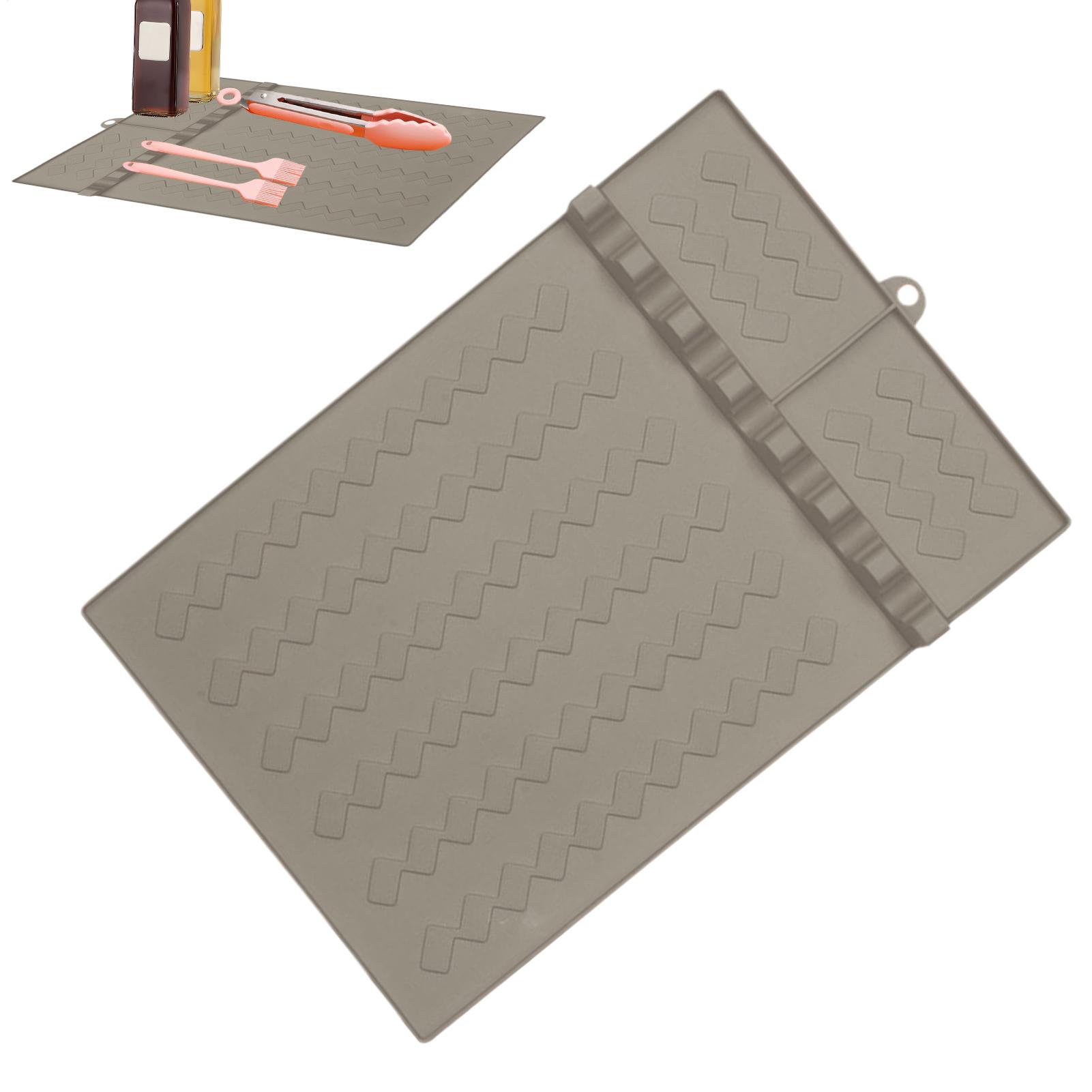 Heat Resistant Mat - Tapis de barbecue en silicone, support