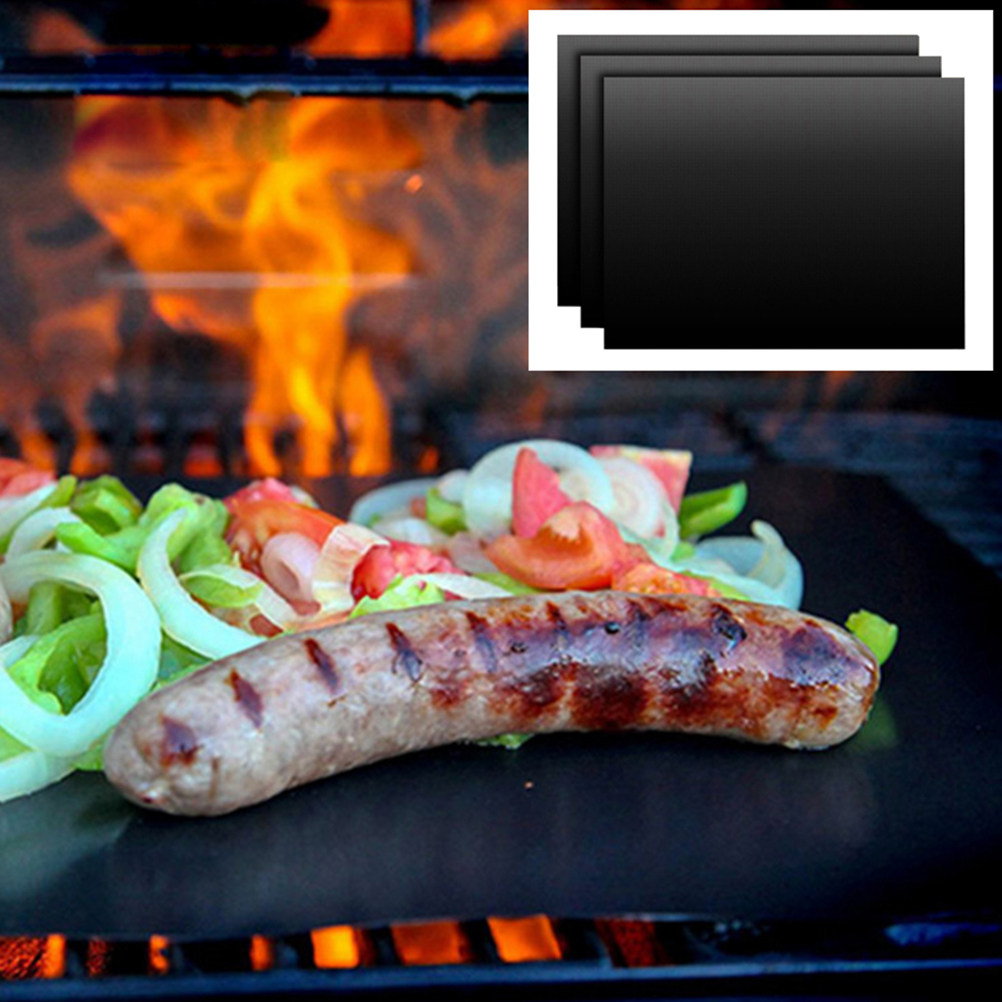 Heat Resistant Mat - 4 tapis de cuisson pour barbecue,