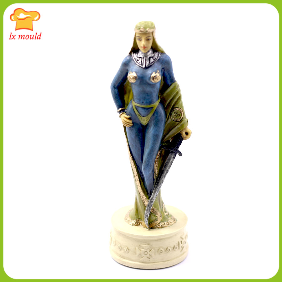 Moule en silicone 3D Échecs po - Candle. Queen avis et prix