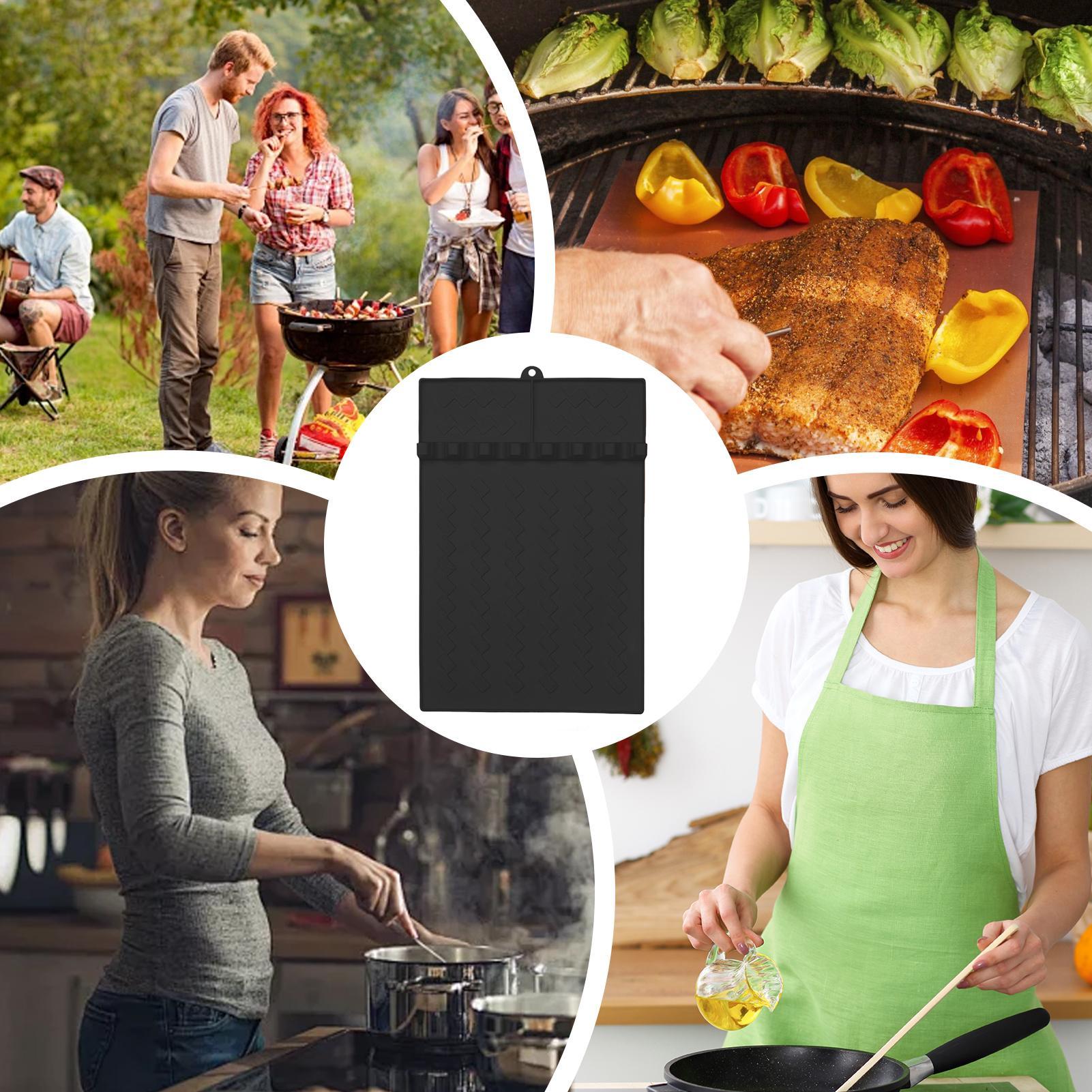 Tapis de barbecue en silicone, - Heat Resistant Mat avis et prix