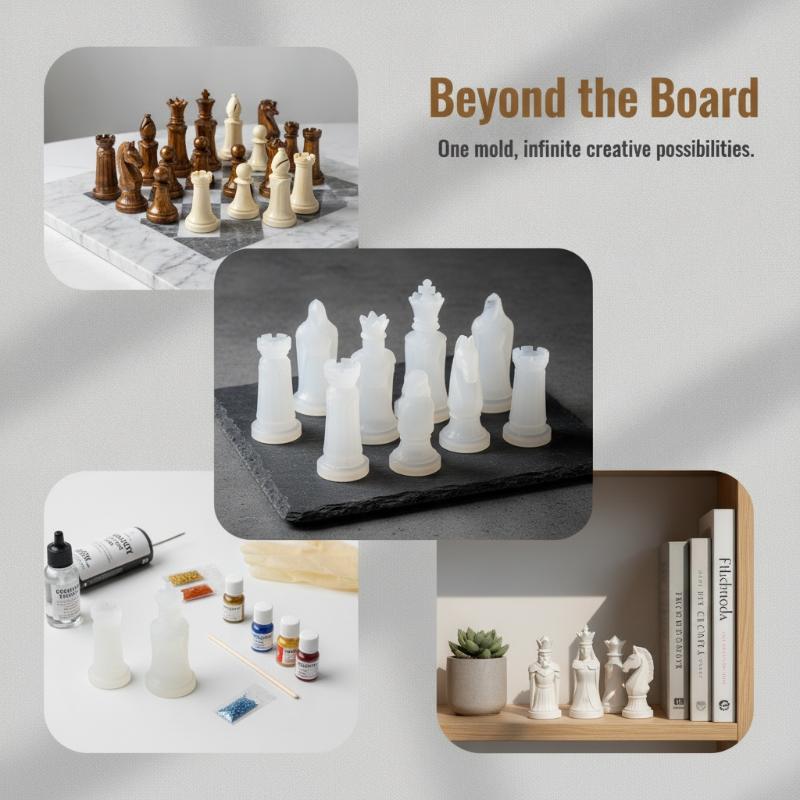 Moule en silicone 3D pour éche - Candle. Queen avis et prix