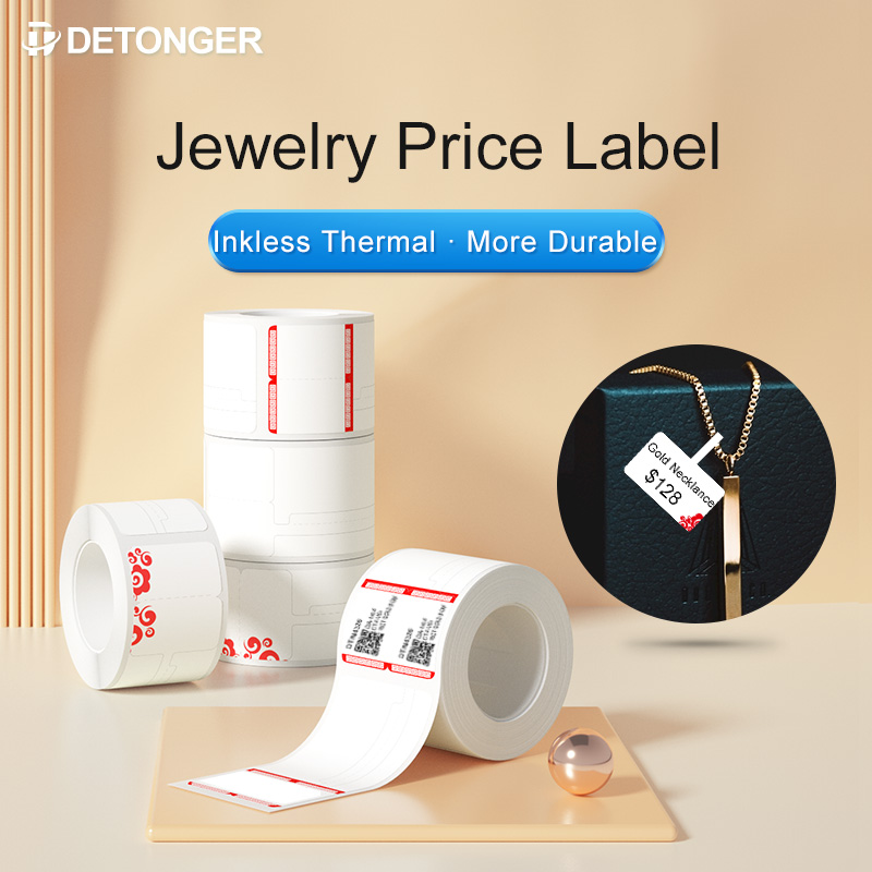 DETONGER – étiquettes thermiqu - Sticker Label Template avis et prix