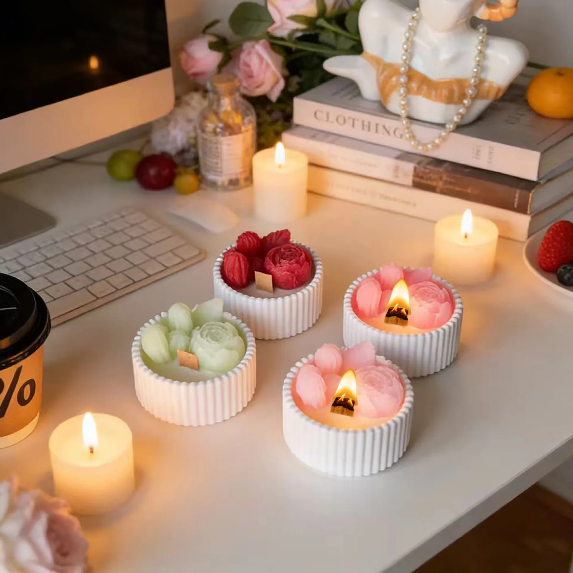2 bougies parfumées en forme d - Candle Souvenir avis et prix