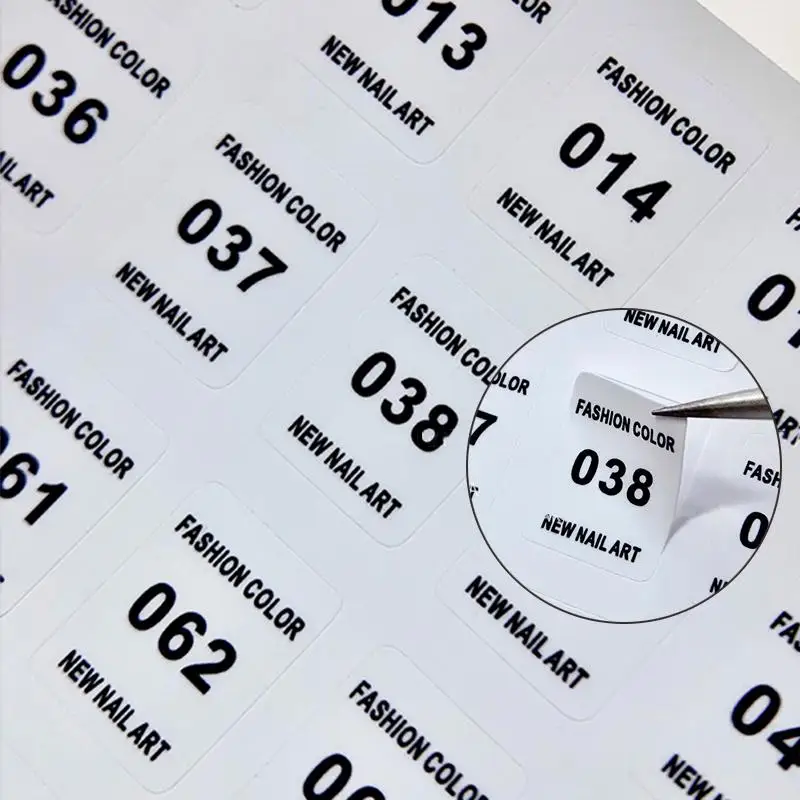 NO.1-240 vernis à ongles numér - Sticker Label Template avis et prix