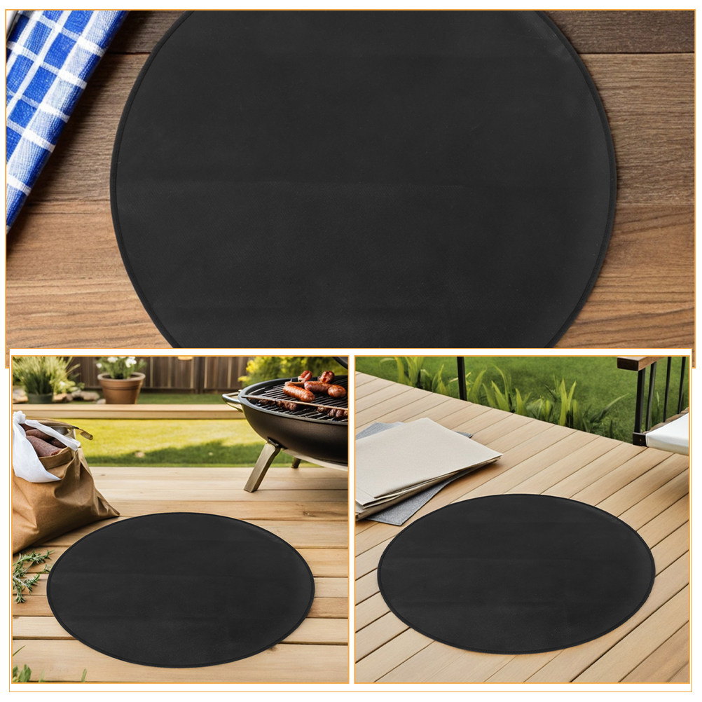 Tapis de barbecue rond ignifug - Heat Resistant Mat avis et prix