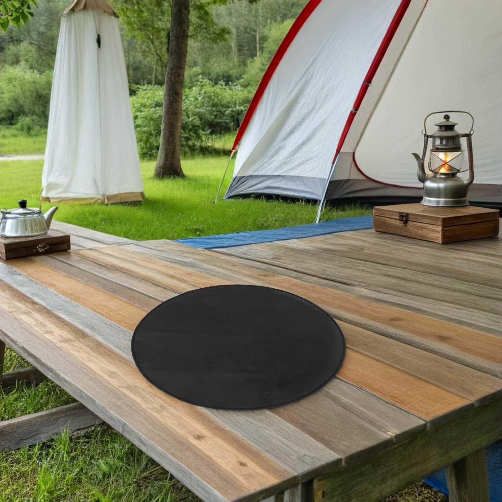 Tapis de barbecue rond ignifug - Heat Resistant Mat avis et prix