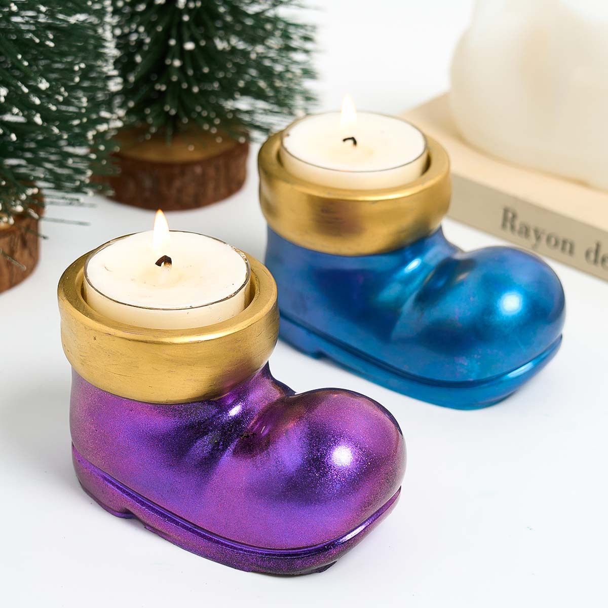 Bottes de noël chaussures boug - Candle Souvenir avis et prix