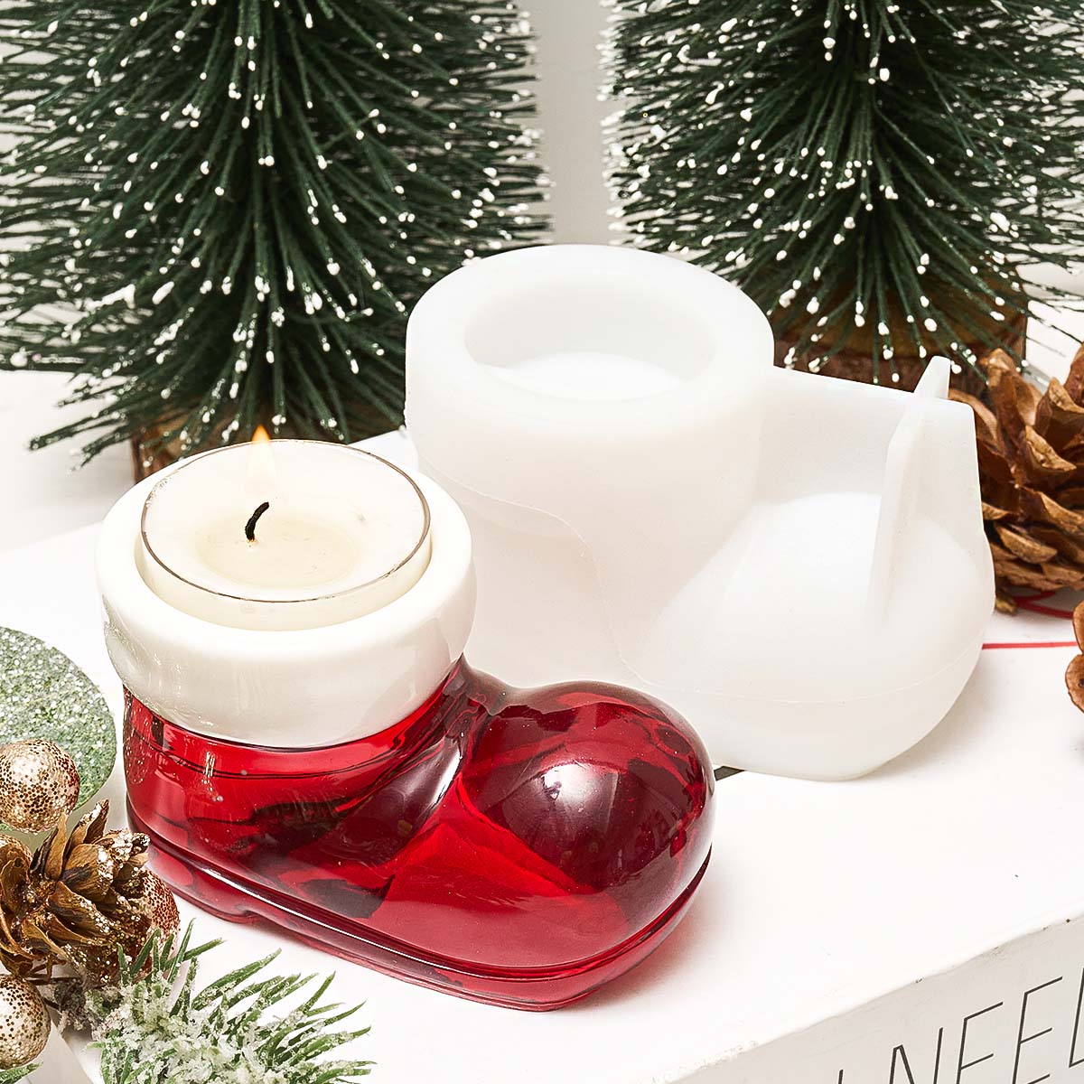 Bottes de noël chaussures boug - Candle Souvenir avis et prix
